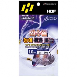 [해동] HA-1874 외수질 농어 묶음바늘