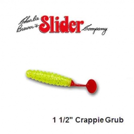 [슬라이더] 크라피글럽 CRAPPIE GRUB 1-1/2인치 쏘가리웜