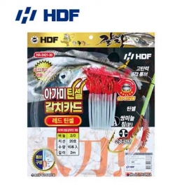 [해동] 아가미틴셀 갈치카드 갈치채비 -레드틴셀, 실버틴셀-