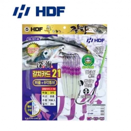 [해동] HA-1917 갈치카드21 퍼플+6각튜브