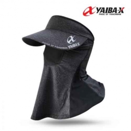 [야이바엑스] KYCA-044 피싱캡 블랙 낚시모자 일체형 넥커버