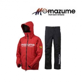 [마즈메] 낚시복 콘택트 레인슈트2 MZRS-596 -레드- 우의 우비