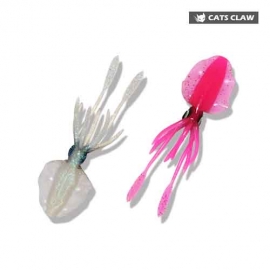 [캣츠크로우] 스퀴드 X루어 4인치 6인치 광어 우럭 다운샷 루어웜