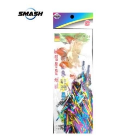 [스매쉬] 레인보우 유동크랩 문어채비 버림봉돌채비