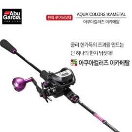 [아부가르시아] 아쿠아컬러즈 이카메탈 662MLS 한치 오징어로드