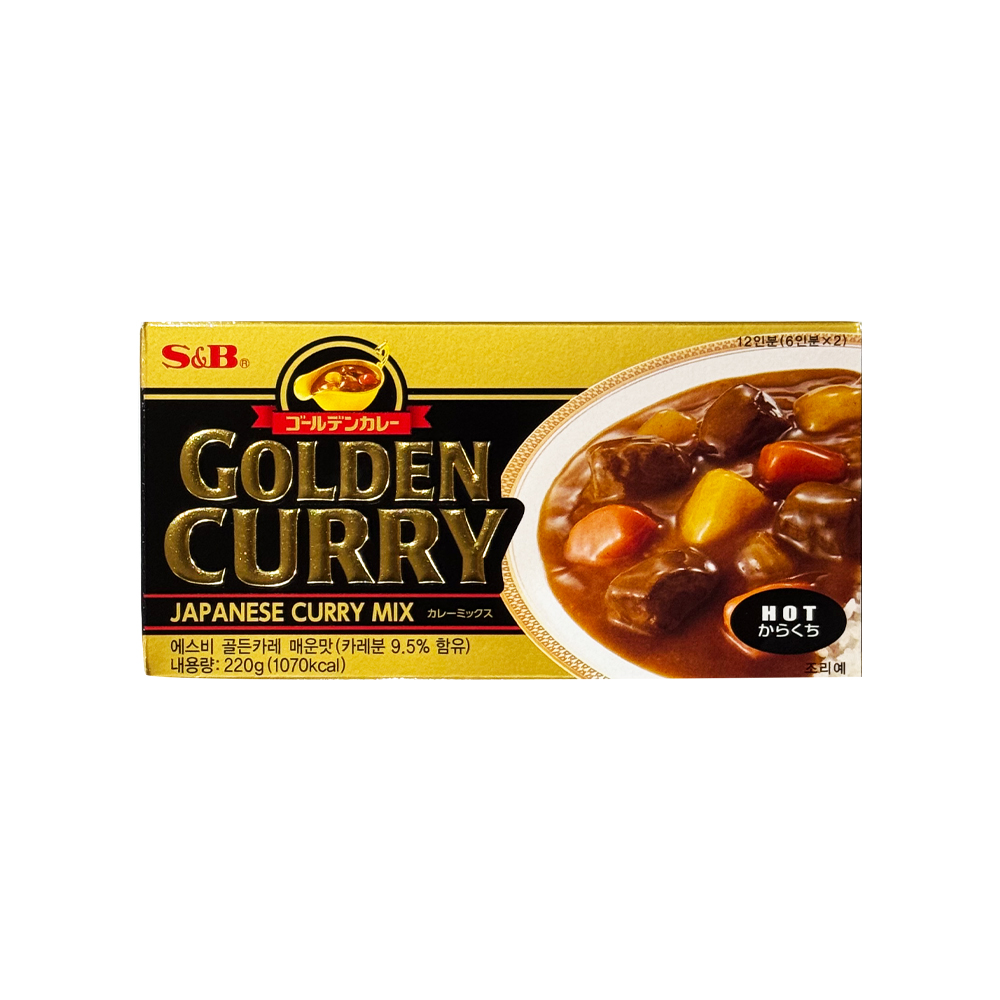 S&B 골든카레 매운맛 220g