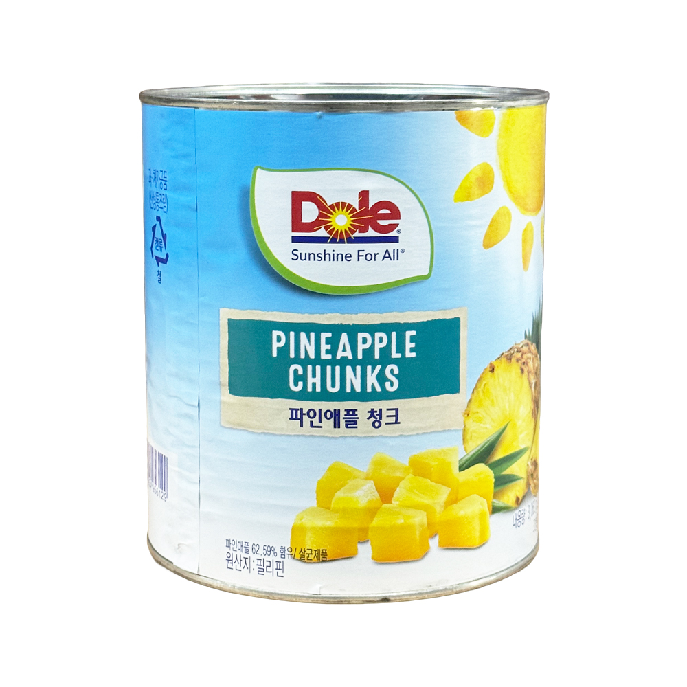 돌 파인애플 청크 3062g /통조림