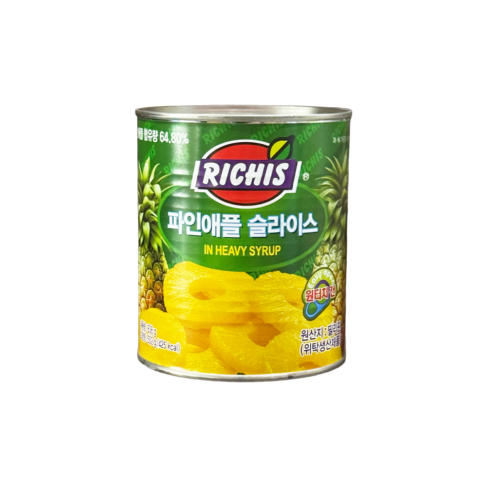 리치스 파인애플 슬라이스 원터치 836g