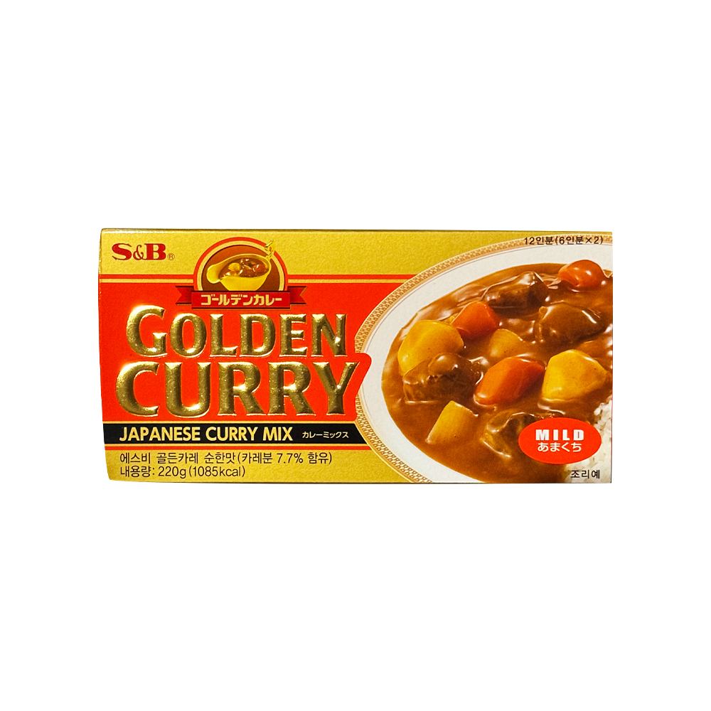 S&B 골든카레 순한맛 220g