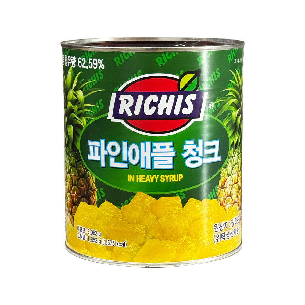 리치스 파인애플 청크 3062g