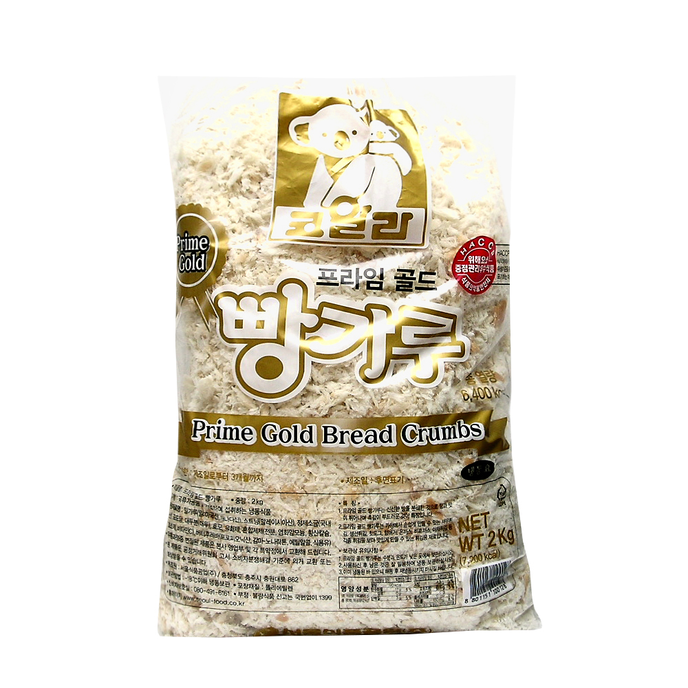 코알라 프라임골드 빵가루 2kg /일식빵가루/냉동