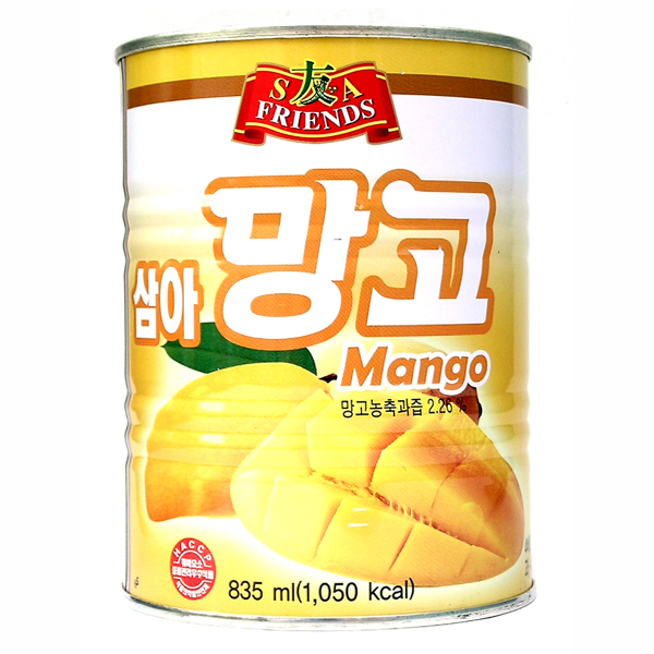 삼아 망고 원액 835ml 주스 농축액