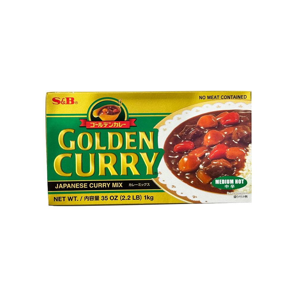 S&B 골든카레 믹스 중간 매운맛 1kg-대용량