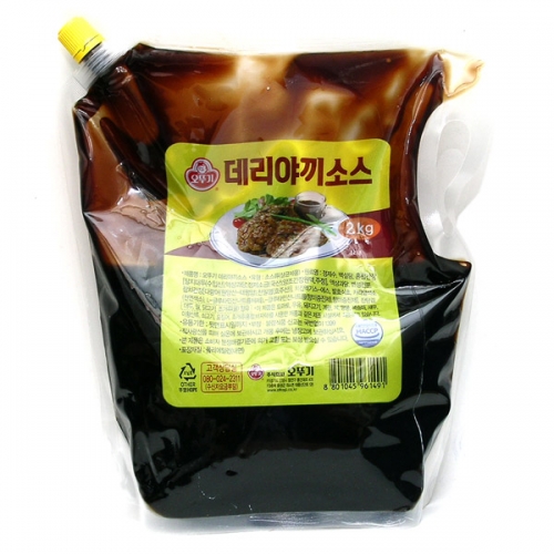 오뚜기 데리야끼소스 2kg 파우치