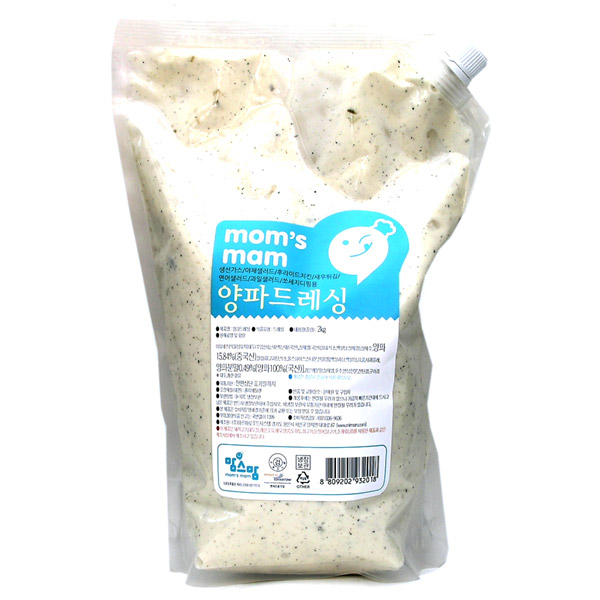 맘스맘 양파드레싱 2kg /냉장