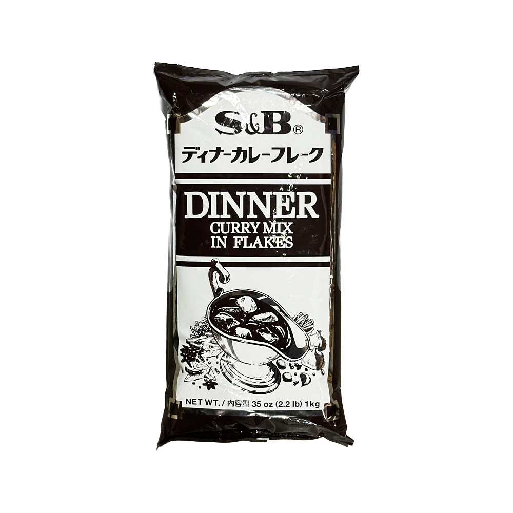 S&B 디너카레 믹스 인 후레이크 1kg