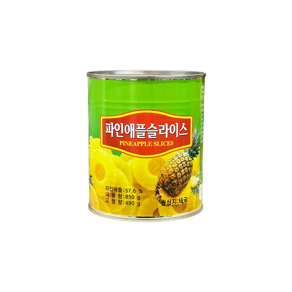 삼양사 파인애플 슬라이스 850g
