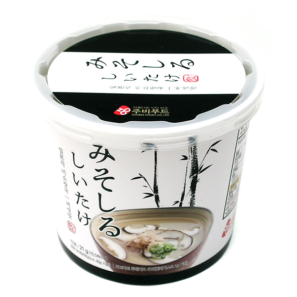 주비푸드 미소장국 버섯맛 21g