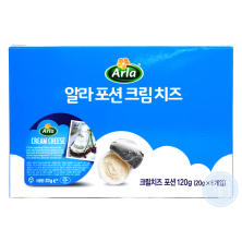 알라 크림치즈 포션 120g(20g x 6ea) /냉장/ 소비기한 25.08.10