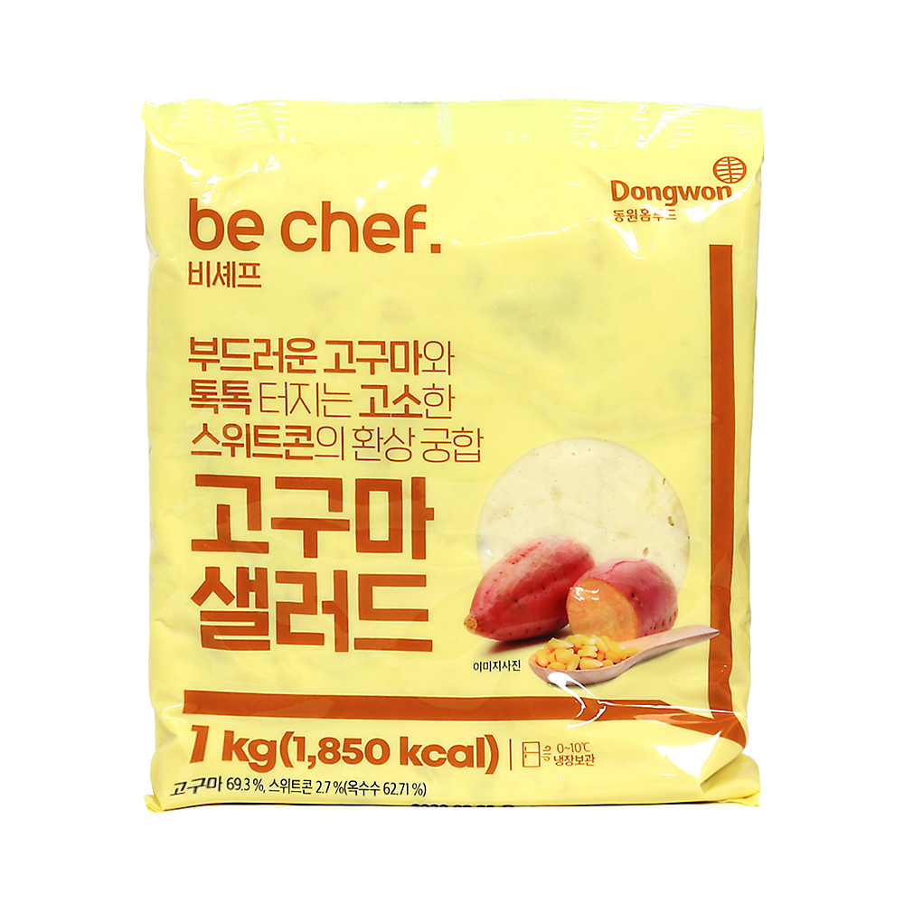 동원홈푸드 비셰프 고구마샐러드 1kg /냉장/ 소비기한 26.09.14