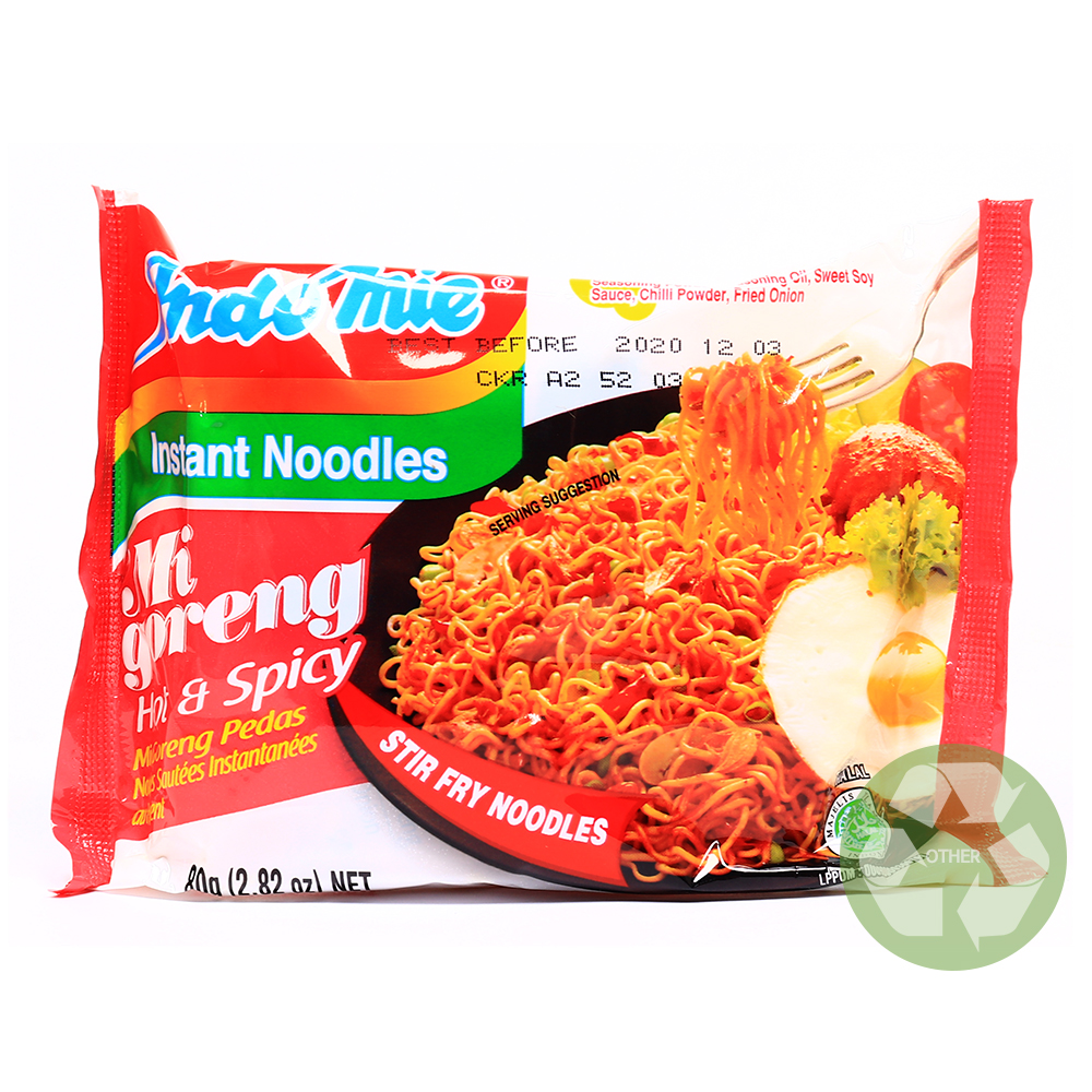 인도미 미고렝 핫앤스파이시 80g /Indomie/ 소비기한 25.11.21