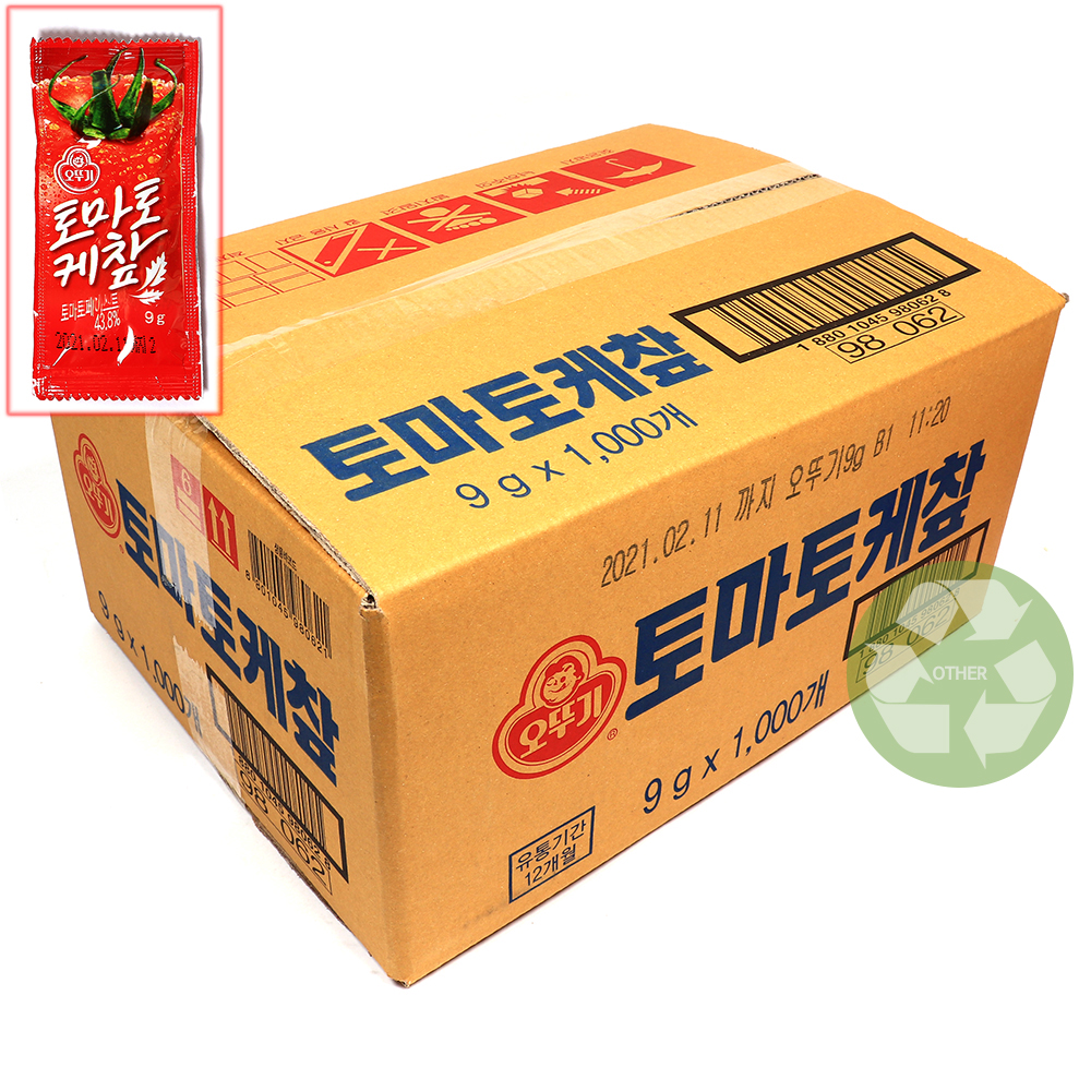 오뚜기 토마토케찹 9kg(9g x 1000개)