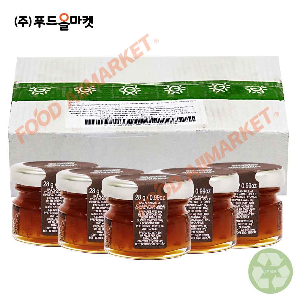 알랭밀리아 오렌지 마멀레이드-포션 한박스(28g x 60ea)