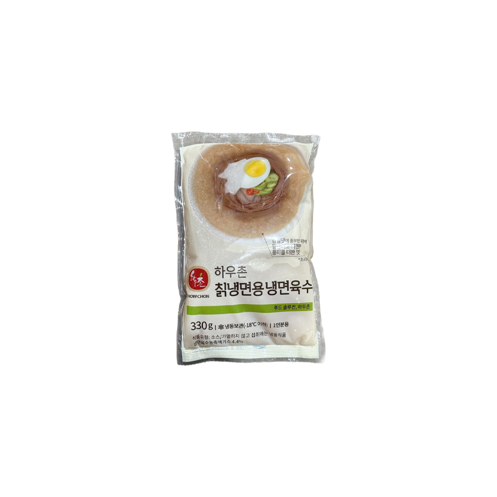 하우촌 칡냉면용 냉면육수 330g /냉동