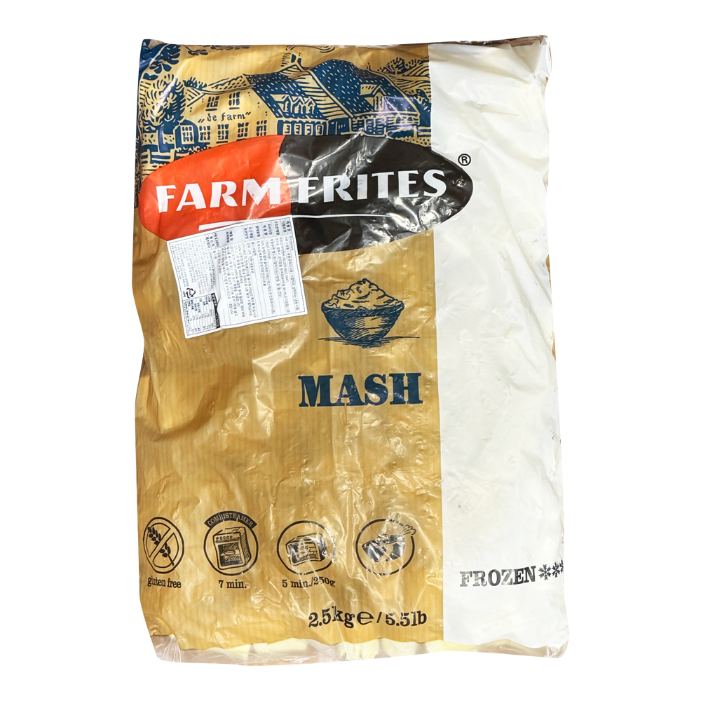팜프리츠 매쉬 2.5kg /으깬감자/냉동