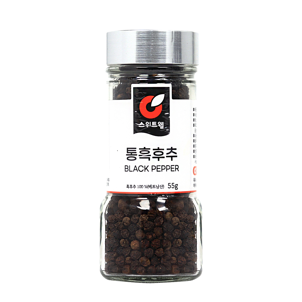 스위트웰 통흑후추 55g-소용량