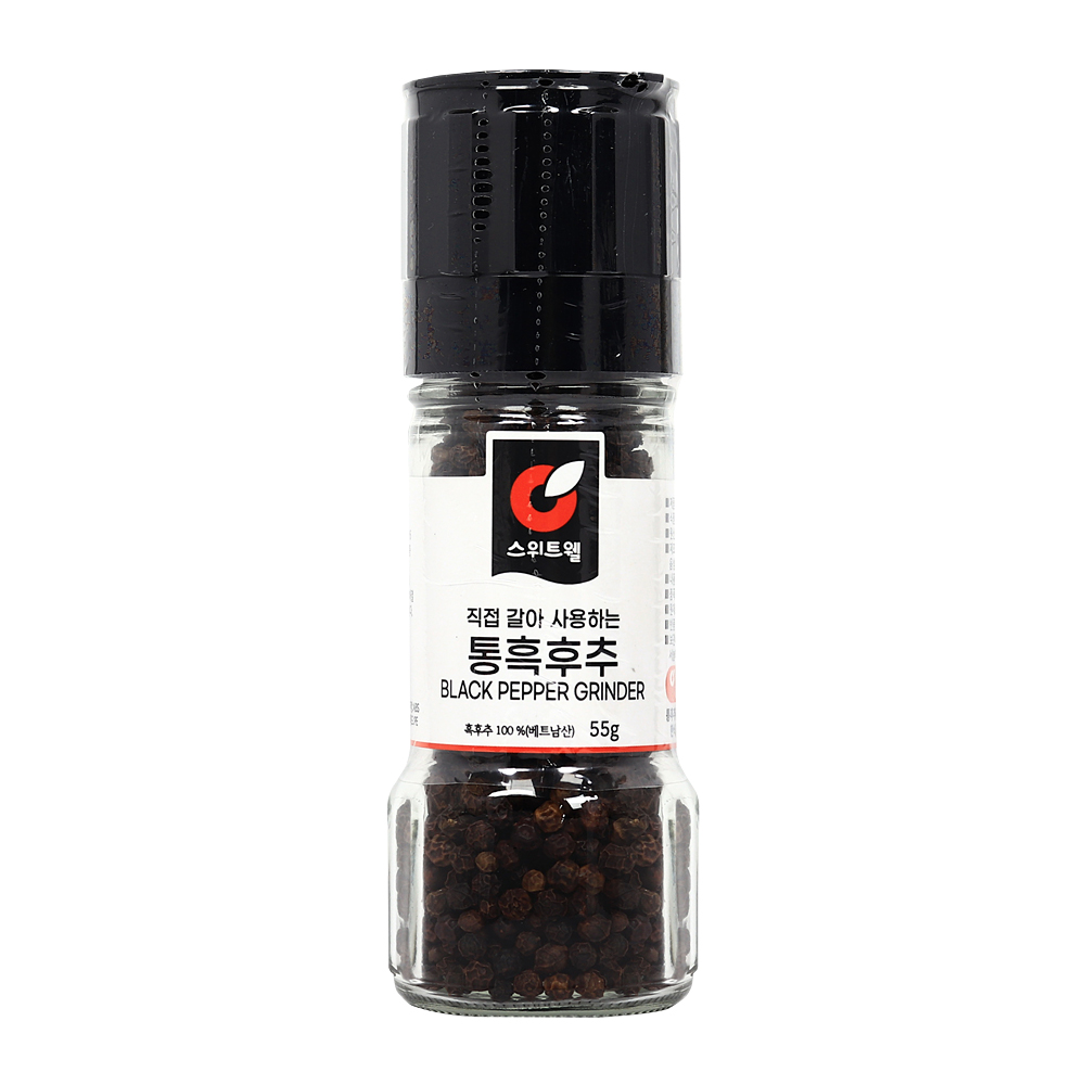 스위트웰 통흑후추 55g /그라인더