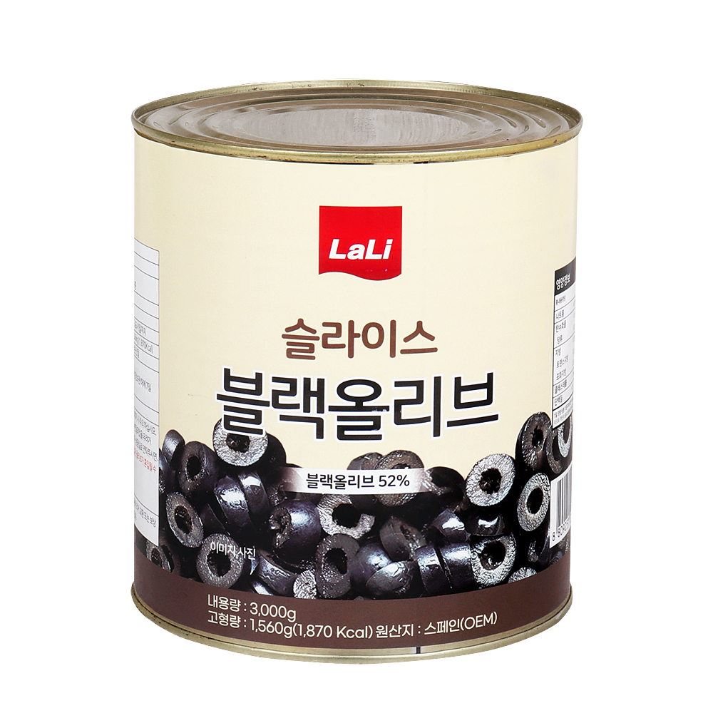 라리 슬라이스 블랙올리브 3kg