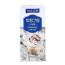 동서 리치골드 휘핑크림 1kg /가당 /냉장