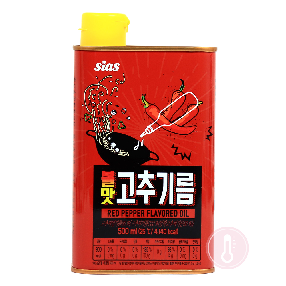 시아스 불맛고추기름 500ml/ 소비기한 26.09.24