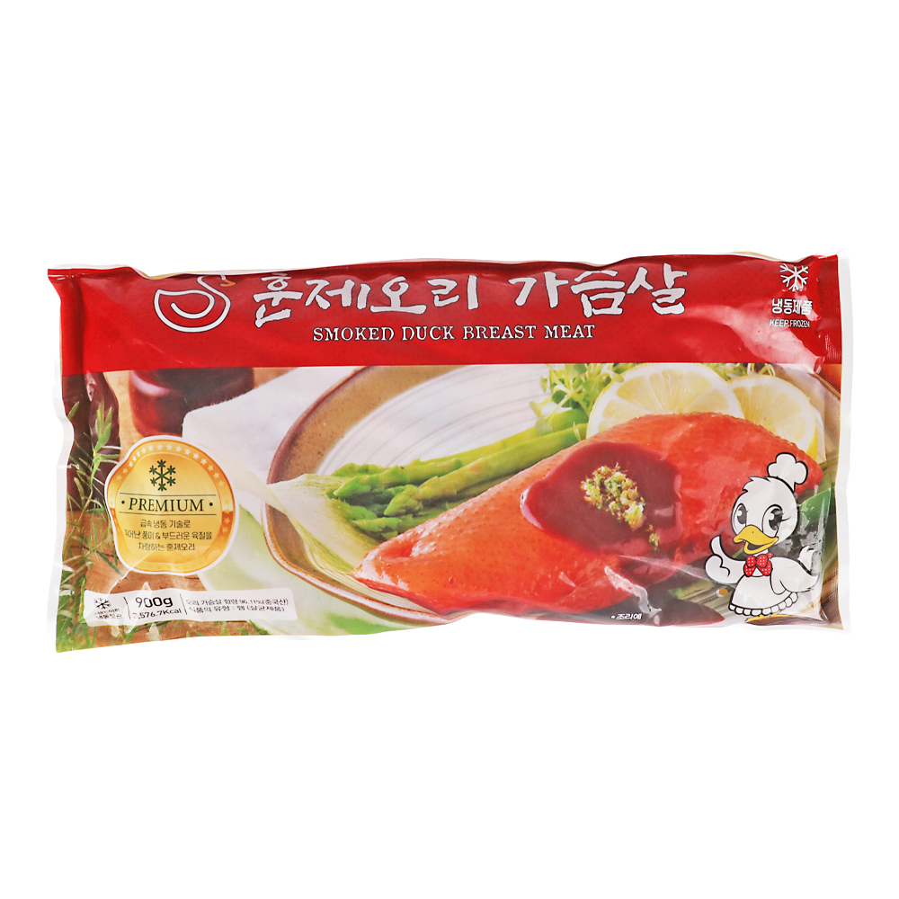 삼아 훈제오리 가슴살 900g(225gx4ea) /냉동