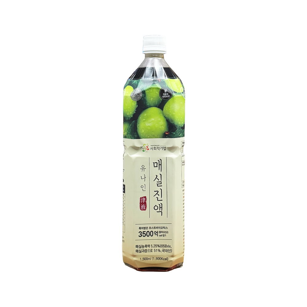 유나인베이스 매실진액 1.5L