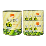 라리 오이피클 슬라이스 한박스/물결무늬 (3.1kg x 6ea)
