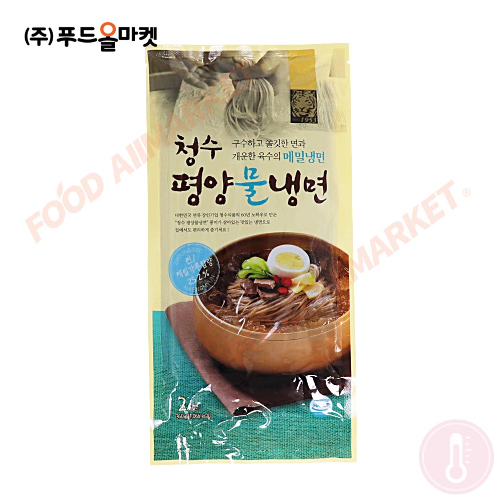 청수 평양 물냉면 360g /냉면육수