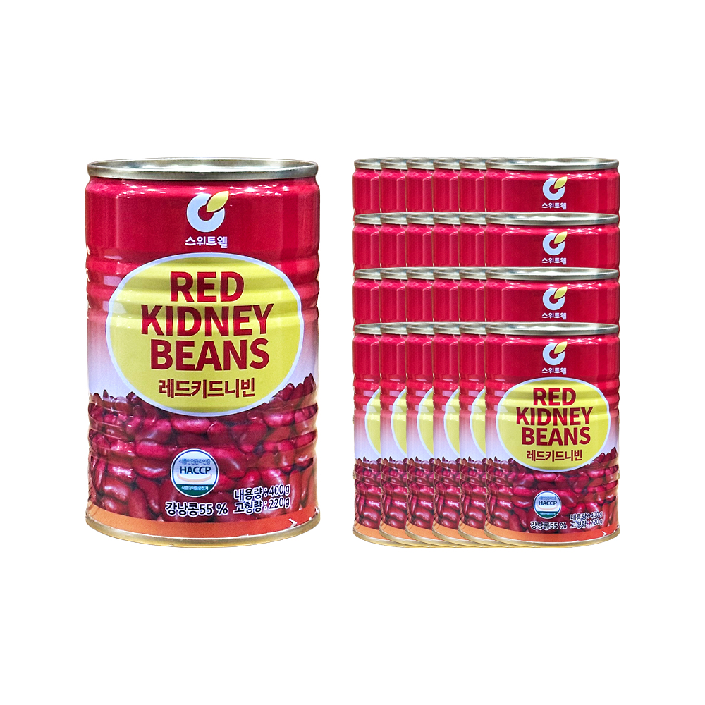 스위트웰 레드키드니빈스 400g 한박스 (400g x 24ea)