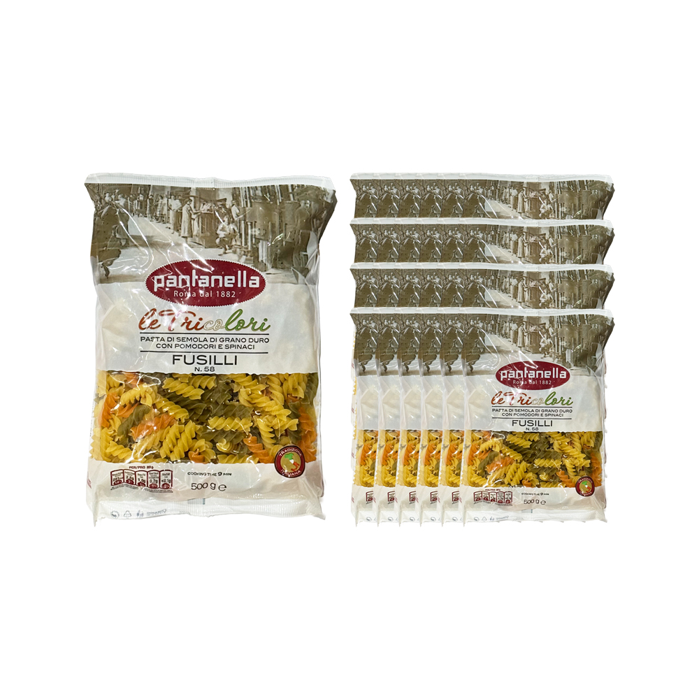 판타넬라 58호 삼색 푸실리 500g  한박스 (500g x 24ea)