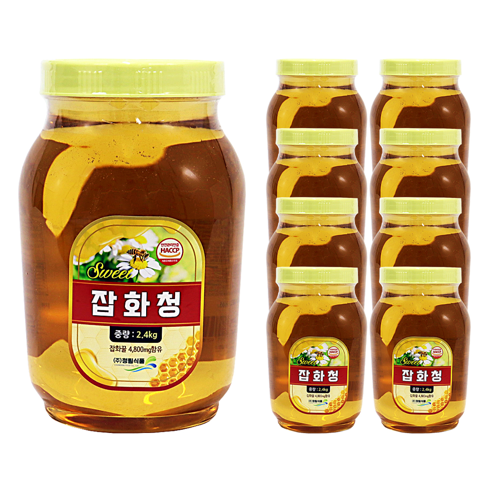 청림 잡화청 2.4kg 잡화 벌 꿀 한박스 (2.4kg x 8ea)