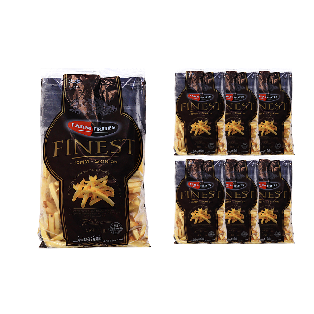 팜프리츠 화이니스트 스트레이트컷 10mm 2kg /냉동 한박스 (2kg x 6ea)
