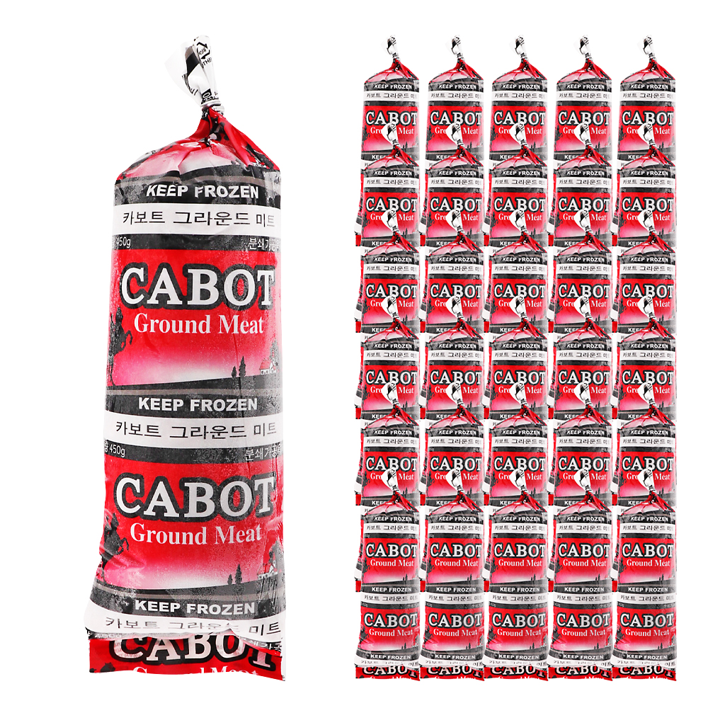 카보트 그라운드 미트 450g /방망이 민찌 /냉동 한박스 (450g x 30ea)