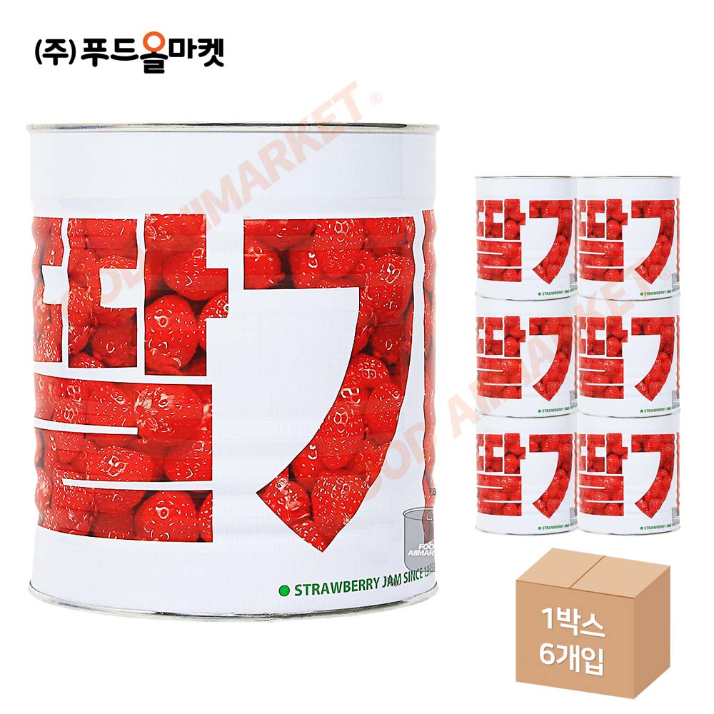 가림 딸기잼 3kg 한박스 (3kg x 6ea)