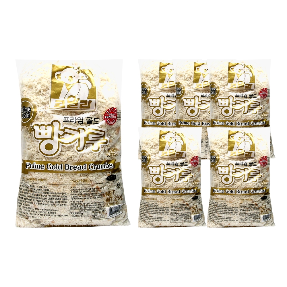 코알라 프라임골드 빵가루 2kg /일식빵가루/냉동 한박스 (2kg x 5ea)