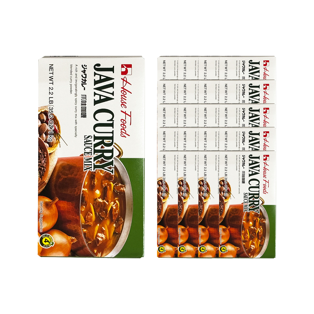 하우스 자바카레 소스믹스 1kg 대용량 한박스 (1kg x 20ea)
