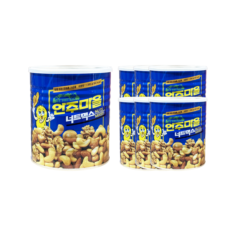안주마을 너트믹스 1.5kg 한박스 (1.5kg x 6ea)