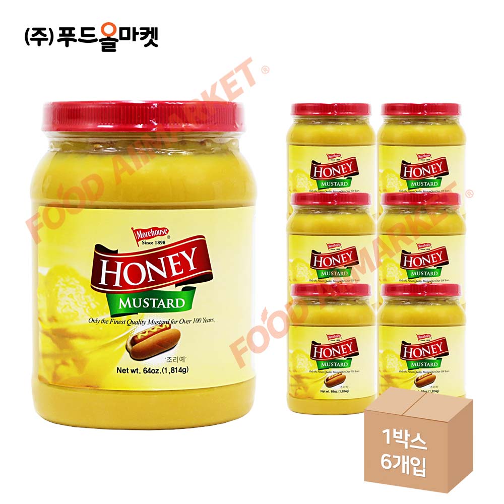 모아하우스 허니머스타드 1.814kg 한박스 (1.814kg x 6ea)