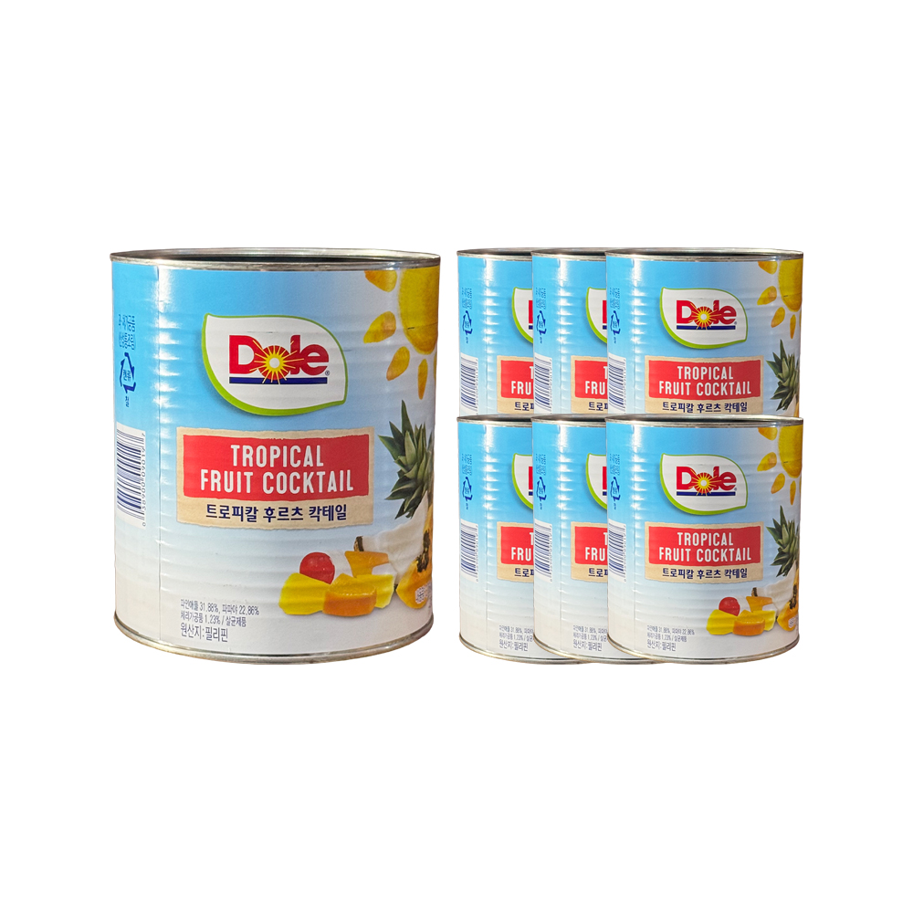 돌 트로피칼 후르츠칵테일 3062g 한박스 (3.062kg x 6ea)