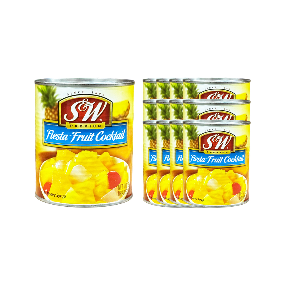 에스앤더블유 프리미엄 피에스타 후르츠칵테일 850g 한박스 (850g x 12ea)